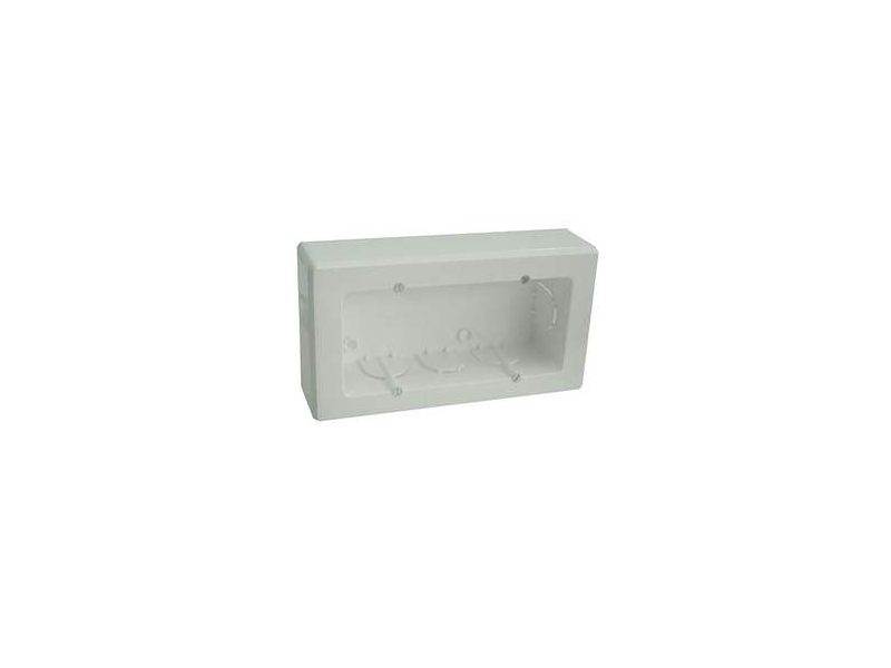 CAJA UNIVERSAL SUPERFICIE 2 ELEMENTOS BLANCA 161 X 92 X 42