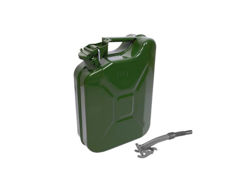 BIDON METALICO 10 LITROS CON BOCA FLEXIBLE