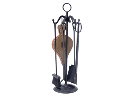 JUEGO CHIMENEA ANILLO PLATO 5 PIEZAS