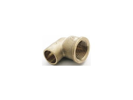 CODO 90º HEMBRA LATON SOLDAR 1/2" X 15MM