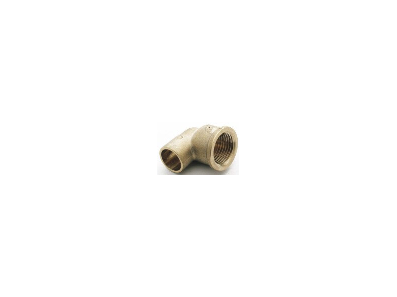 CODO 90º HEMBRA LATON SOLDAR 1/2" X 15MM