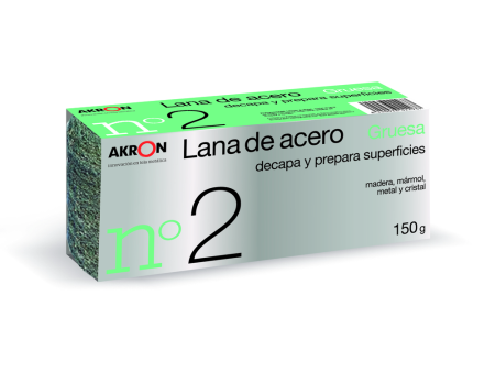 TORTA LANA ACERO N 2 GRUESA 150GR