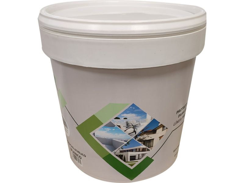 PINTURA CAUCHO ACRILICO 14L BLANCO
