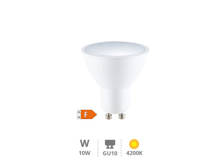 BOMBILLA LED DICROICA 10W GU10 4200K