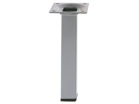 PATA MESA 3 25 X 25 X 700 ACERO PLATA