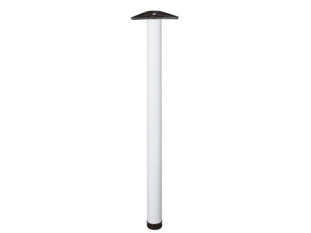 PATA MESA MOD. 1 710 X 60 ACERO BLANCO