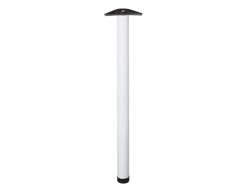 PATA MESA MOD. 1 710 X 60 ACERO BLANCO