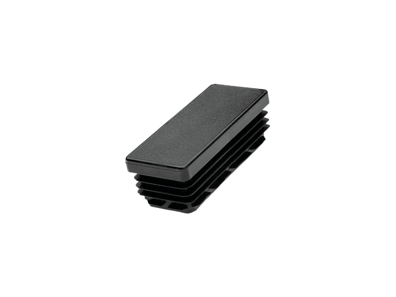 CONTERA INTERIOR RECTANGULAR 30 X 20 NEGRA ESTRIADA             