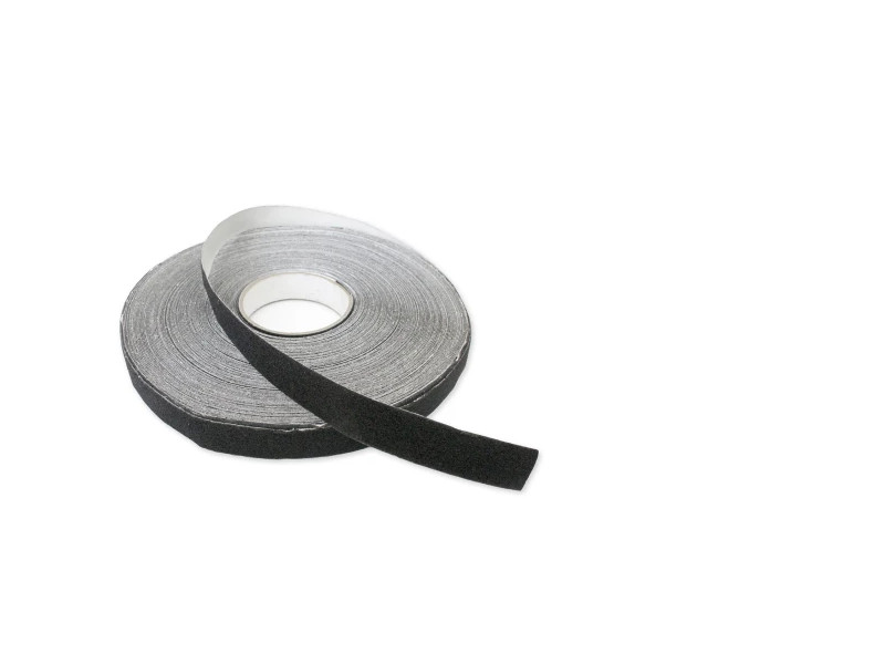 CINTA ADHESIVA ANTIDESLIZANTE NEGRA ANCHO 25MM