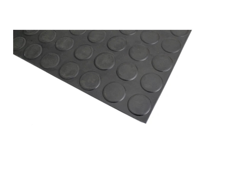 PLANCHA DE GOMA CON CIRCULOS 3MM ANCHO 1.2M 