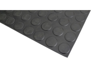 PLANCHA DE GOMA CON CIRCULOS 3MM ANCHO 1.5M 