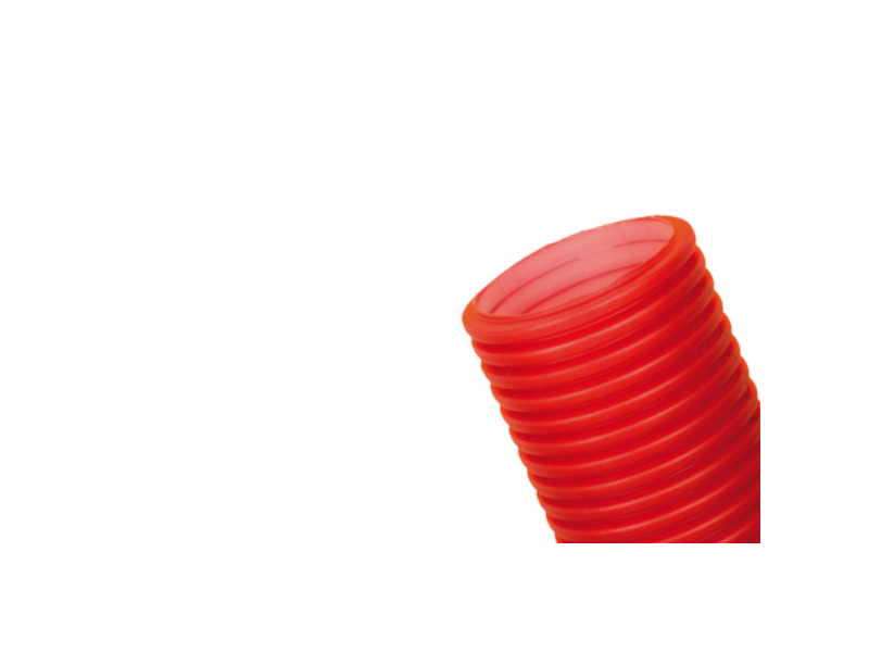 TUBO CANALIZACION 160 ULTRA-TP I NORMAL ROJO (ROLLO 25 METROS)