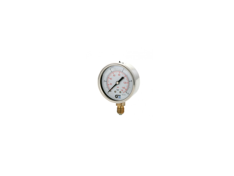 MANOMETRO GLICERINA SALIDA INFERIOR 63MM 1/4" 0 - 25 BAR 0 - 350PSI