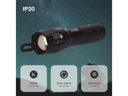 LINTERNA LED DE MANO 10W