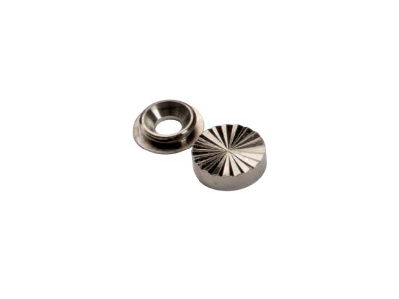 EMBELLECEDOR TORNILLO ESTRIADO CROMADO DIAMETRO 12MM