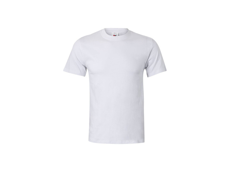 CAMISETA MANGA CORTA ALGODON SIN BOLSILLO COLOR BLANCO TALLA XL