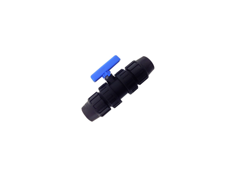 VALVULA FITTING LLAVE DE PASO PE-PE 50 X 50MM