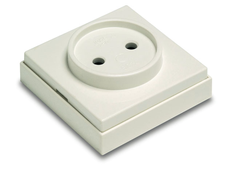 BASE SUPERFICIE SIN TT 16A 250V BLANCA