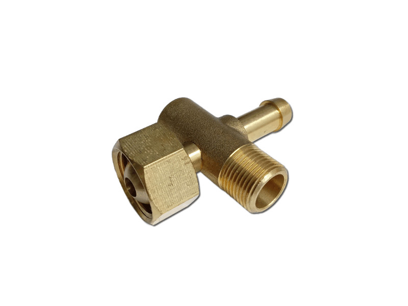 A8451 PORTABOQUILLA METALICO TUERCA DE 1/2" ROSCA 3/8" MANGUERA DE 10 MM
