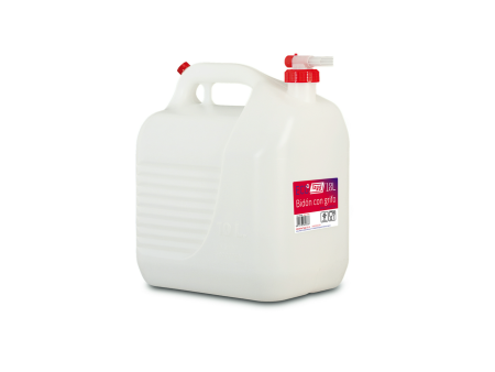 BIDON DE HDPE TAPON CON GRIFO 10L
