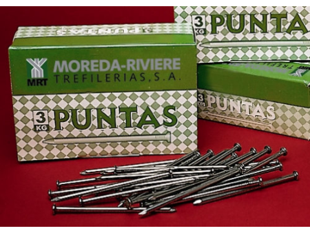 CLAVO PUNTA CABEZA PLANA 23 X 150