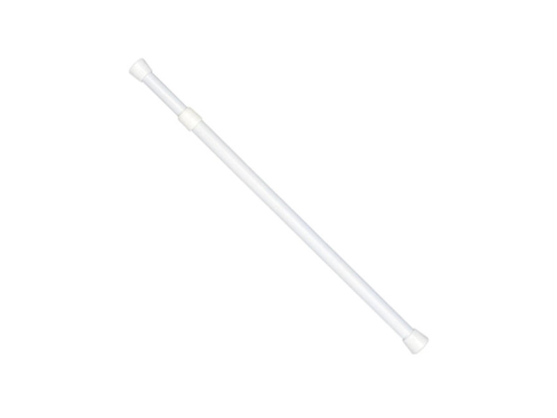 BARRA PORTAVISILLOS EXTENSIBLE 46 - 80CM 8MM BLANCO