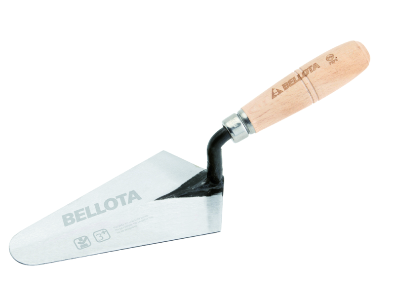 PALETA TRIANGULAR FORJADA MANGO MADERA 5842-F