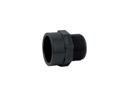 MANGUITO TERMINAL ENCOLAR ROSCA MACHO 25MM - 3/4" PVC PRESION