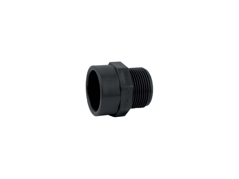 MANGUITO TERMINAL ENCOLAR ROSCA MACHO 25MM - 3/4" PVC PRESION