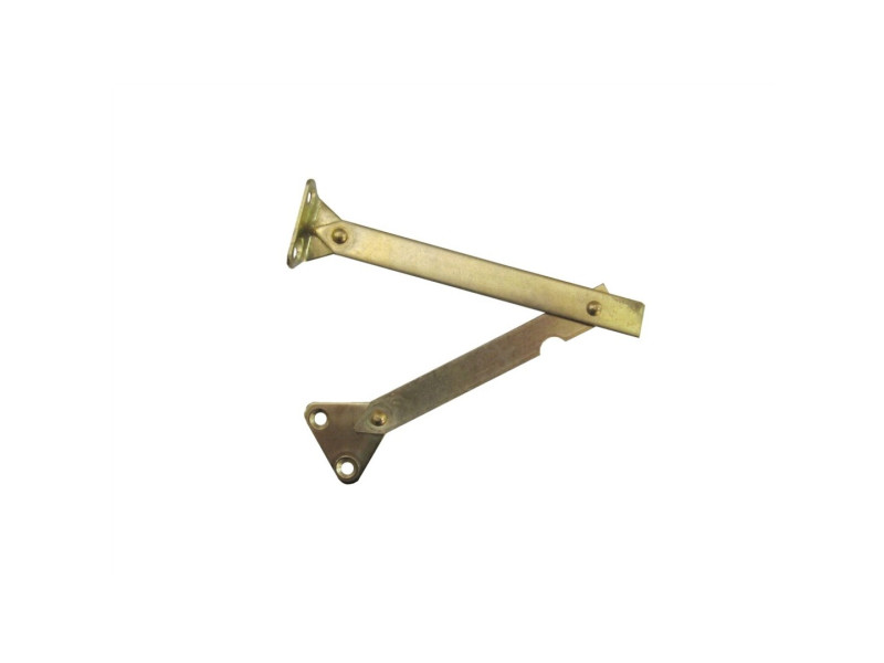 BISAGRA COMPAS 200MM DERECHA ACERO LATONADO