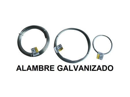 ROLLO ALAMBRE GALVANIZADO Nº10 500GR 30 METROS