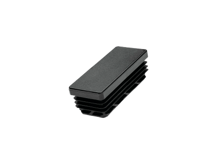 CONTERA RECTANGULAR 40 X 20 NEGRA ESTRIADA INTERIOR