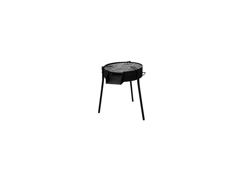 BARBACOA REDONDA 600 MM CON SOPORTE