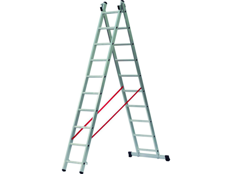 ESCALERA 2 TRAMOS 2 X 9 PELDAÑOS ( 2.60 - 4.00 ) TREK