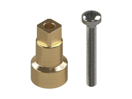 ALARGADERA PARA VALVULA DE EMPOTRAR + TORNILLO CUADRADILLO 8 X 8MM