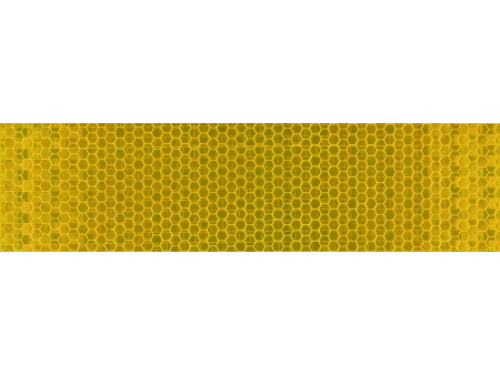 CINTA ADHESIVA REFLECTANTE AMARILLA 33M X 50MM