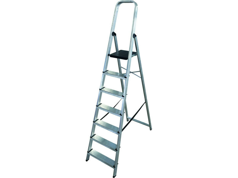 ESCALERA ALUMINIO DOMESTICA 7 PELDAÑOS AMBIT