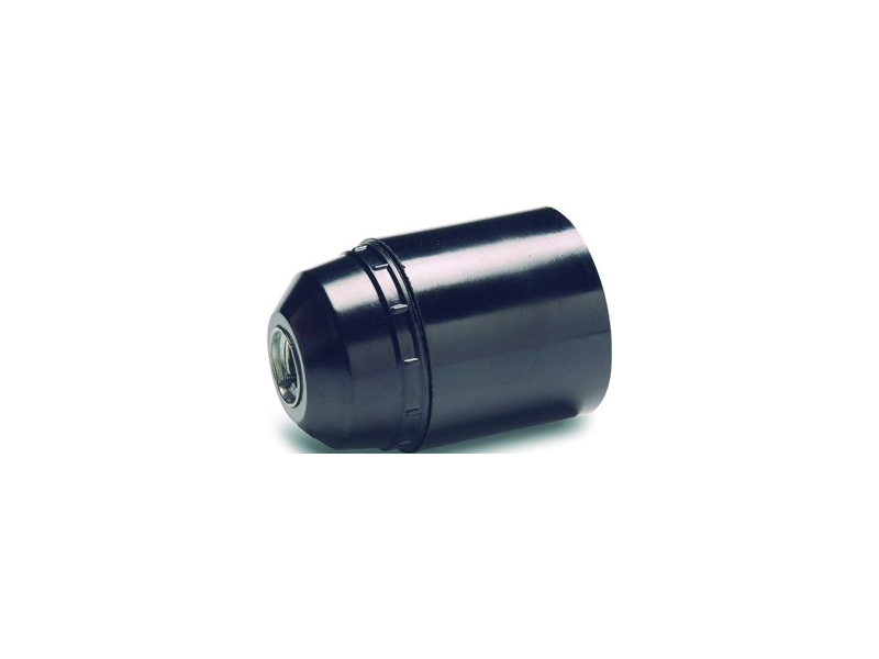PORTALAMPARAS LISO E-27 NEGRO