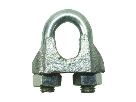 SUJETACABLES DIN-741 M-6 1/4 GALVANIZADO