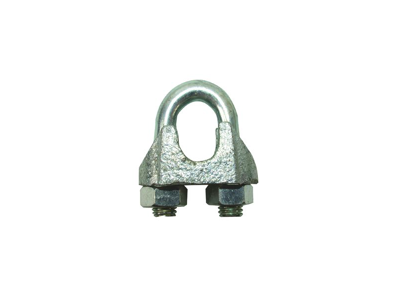 SUJETACABLES DIN-741 M-6 1/4 GALVANIZADO