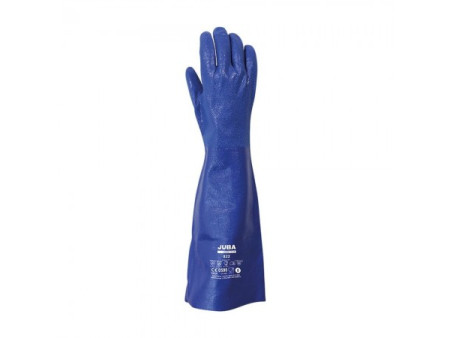 GUANTE NITRILO GRANULADO EXTRA-LARGO RESISTENCIA QUIMICA TALLA 9