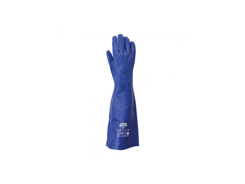 GUANTE NITRILO GRANULADO EXTRA-LARGO RESISTENCIA QUIMICA TALLA 9