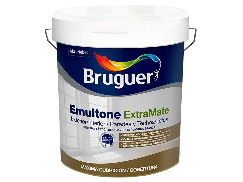 EMULTONE EXTRA MATE BLANCO 15L