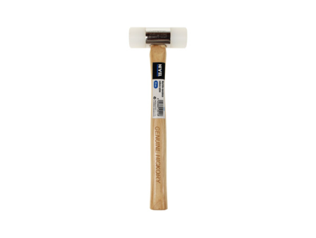 MARTILLO BOCA NYLON 35MM MANGO MADERA NIVEL