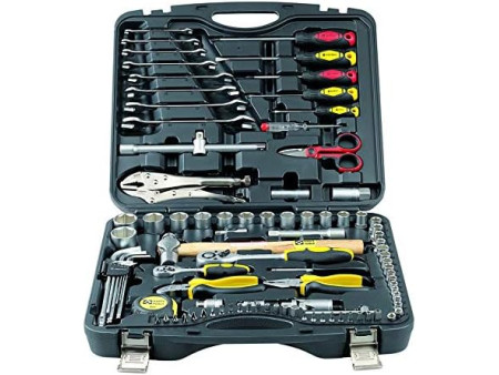 MALETIN DE HERRAMIENTAS VARIAS 98 PIEZAS CROMO - VANADIO KARPA TOOLS 004474