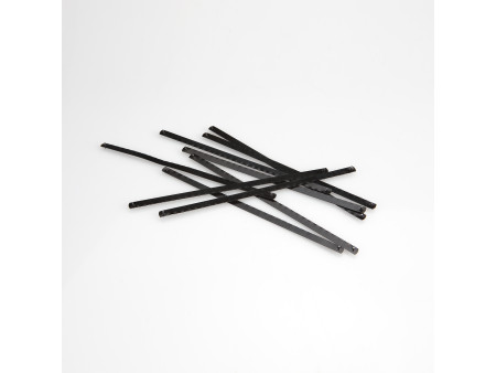 PAQUETE DE HOJAS DE SIERRA DE MARQUETERIA RECTAS 13CM 