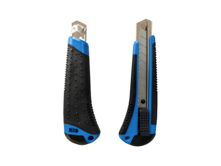 CUTTER BIMATERIAL AUTOBLOQUEO 18MM NIVEL