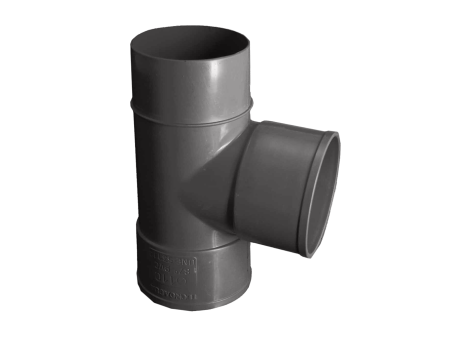 TE INJERTO DERIVACION 87º ENCOLAR M-H 90MM PVC EVACUACION