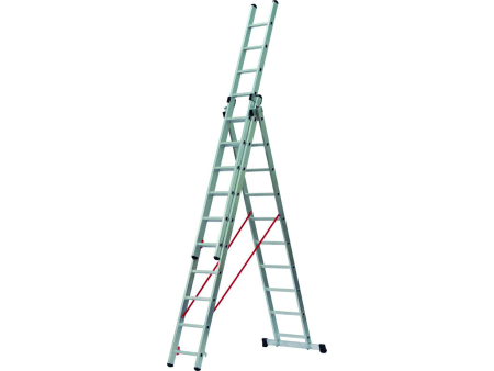 ESCALERA 3 TRAMOS 3X14 PELDAÑOS ( 4,08 - 9,15 ) ELITE