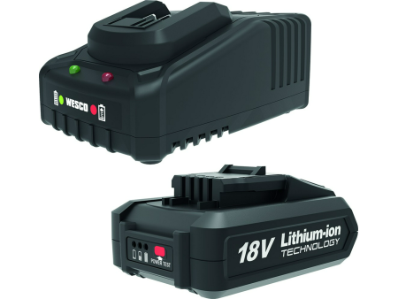 BATERIA 18V 2.0AH + CARGADOR WESCO